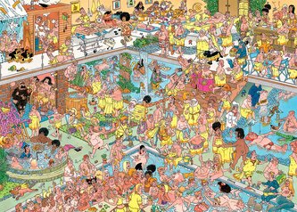 JUMBO Puzzle JvH Tak trochu jiné wellness 1000 dílků