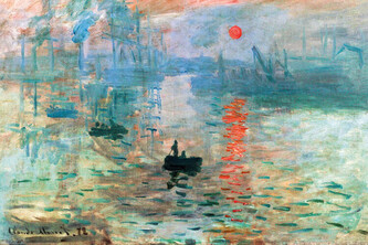 Plakát, Obraz - Claude Monet - Impression, 91.5 × 61 cm