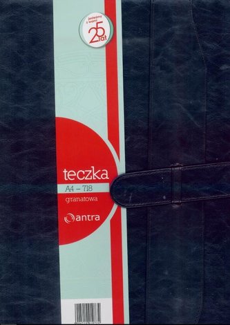 Teczka A4 718 granatowa ANTRA