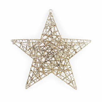 SANTA LILA Ozdoba Gwiazda 45x6cm LED