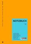 Wende-Notizbuch orange-bglau