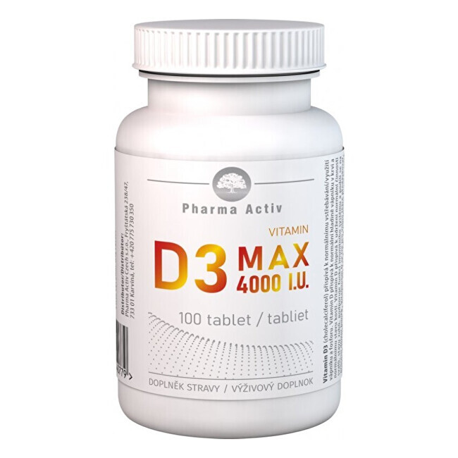 Pharma Activ Vitamin D3 max 4000 I.U. 100 tablet