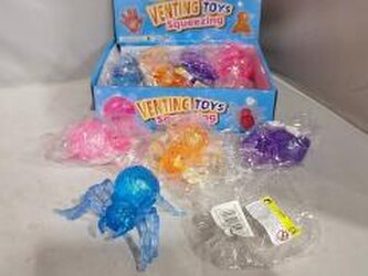 Gniotek żelowy pająk MIX