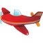 Nafukovací balónek červené letadlo 94 cm - Grabo