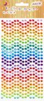 Kamínky samolepící barevné na blistru
