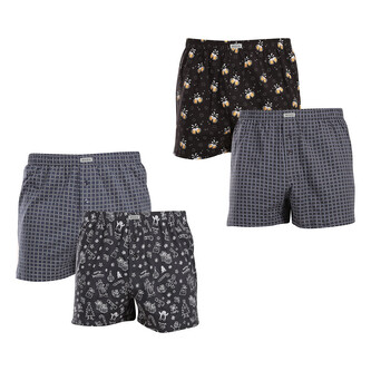 4PACK pánské trenky Andrie vícebarevné (PS 5818-4mix) XL