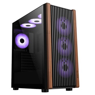 1stCOOL skříň G6 Noble, Mid Tower, ATX, AU, Průhledná Bočnice, 4x 120mm ARGB Fan, Černá 1stCOOL skříň G6 Noble, Mid Tower, ATX, AU, Průhledná Bočnice, 4x 120mm ARGB Fan, Černá