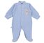 EWA 930071 NEWBORN Pajac welur niebieski 56