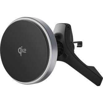 iWant UltraDrive Qi2 Alu Mag+ bezdrátová nabíječka do auta černá