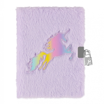 Pamiętnik pluszowy zamykany A5/80k Unicorn  STARPAK 564629