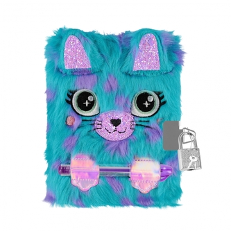 Pamiętnik pluszowy zamykany Kot  STARPAK  564706