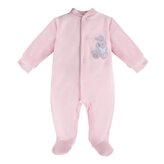 EWA 930019 NEWBORN Pajac welur róż 56
