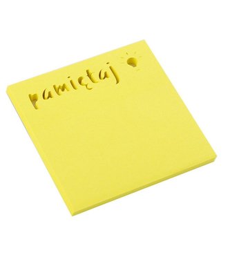 Notes samoprzylepny 75x75mm Pamiętaj D.RECT