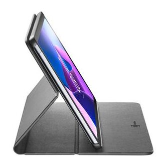 Cellularline Pouzdro se stojánkem Folio pro Lenovo Tab M10 Plus (3 Gen), černé