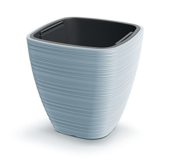 Květináč VENA SQUARE 28,9 cm - barva: světle šedá