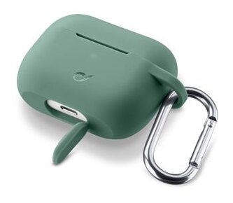 Cellularline Ochranný kryt s karabinou Bounce pro Apple AirPods Pro, zelený