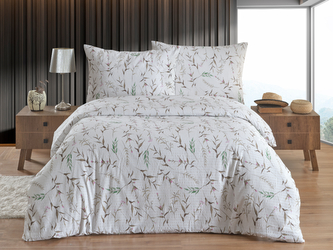 Povlečení francouzské krep 240x200, 70x90 Verona natur