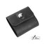 Fixed Kožená peněženka Classic Wallet for AirTag z pravé hovězí kůže, černá