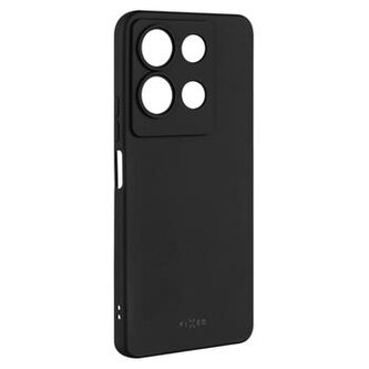 Fixed Zadní pogumovaný kryt Story pro Infinix Note 30 5G, černý