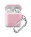 Cellularline Ochranný kryt s karabinou Bounce pro Apple AirPods 1 & 2, růžový
