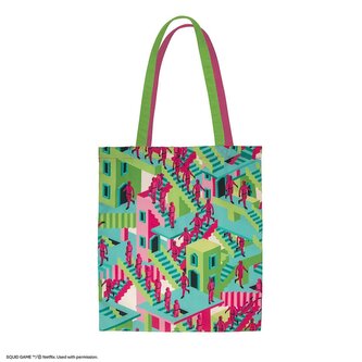 Squid Game Látková taška - Staircase of Fate