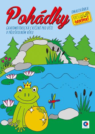 Grafomotorická omalovánka A4 - Pohádky