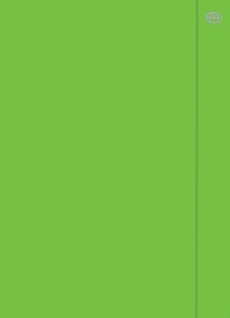 Teczka z gumką A4+ Fluo zielona (10szt)