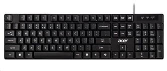 Acer AKW100/Drátové USB-A/CZ-SK layout/Černá