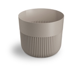 Plastový květináč Alia matný béžový 150 mm