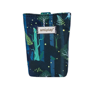 Pouzdro na sáčky na psí exkrementy NATURE vzor B 6x2x11 cm