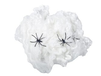 pavučina svítící s pavouky 28g 1042562