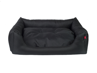 Pelíšek pro psa BASIK SOFA černá velikost L 78x64x19 cm