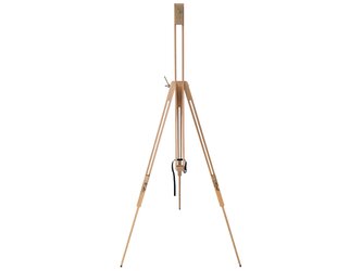 Malířský stojan – polní, skládací, z bukového dřeva, lehký a stabilní stojan pro malování v přírodě