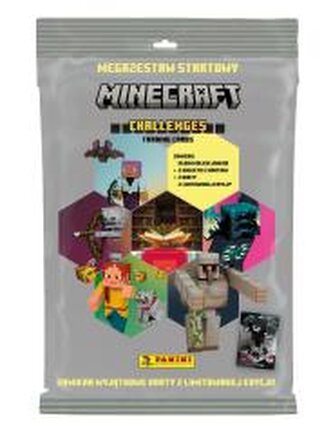 Album kolekcjonera +2 saszetki +2 karty Minecraft