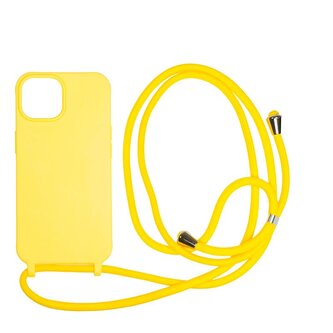 Mobile Origin Lanyard Case, yellow - iPhone 15