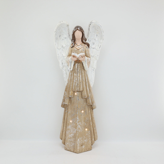 ANGEL Figurka LED 21,5x11,5x55cm