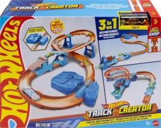 Hot Wheels Track Creator Tor Super skok z napędem