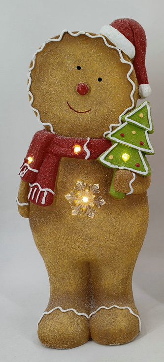 SANTA LILA Figura LED 19,5x13,5x43,5cmCIASTEK