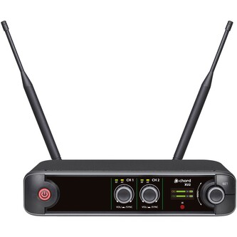 Chord XU2-B, 2-kanálový bezdrátový mikrofonní set,  823-832 / 863-865 MHz