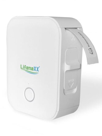 Technaxx Lifenaxx přenosná termální tiskárna etiket, bílá (LX-048)
