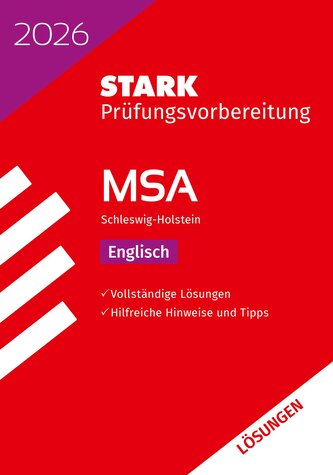 STARK Lösungen zu Englisch - MSA 2026 Schleswig-Holstein - Prüfungsvorbereitung