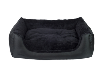 Pelíšek pro psa ASPEINA SOFA černá velikost S 58x46x17 cm