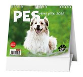 Stolní kalendář 2026 - IDEÁL - Pes - věrný přítel /s psími jmény/