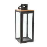 Lucerna | HOGEN | černá | 15x14x37 cm | 812298