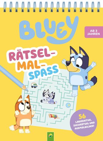 Bluey Rätsel-Mal-Spaß