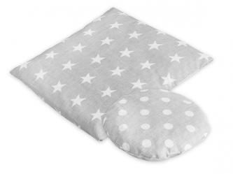 Velký a malý nahřívací polštářek termofor s třešňovými pecičkami - Stars, bubble
