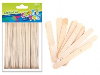 Dekoratívna ozdoba drevené paličky 60ks