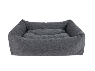 Pelíšek pro psa BARISSA SOFA šedá velikost S 58x46x17 cm