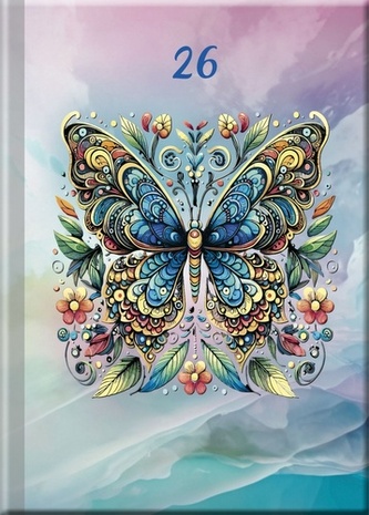 Praktik denní diář 2026 Motýl