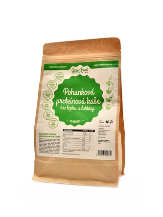GreenFood nutrition - Pohanková prot. kaše bez lepku a laktozy 500g - natural